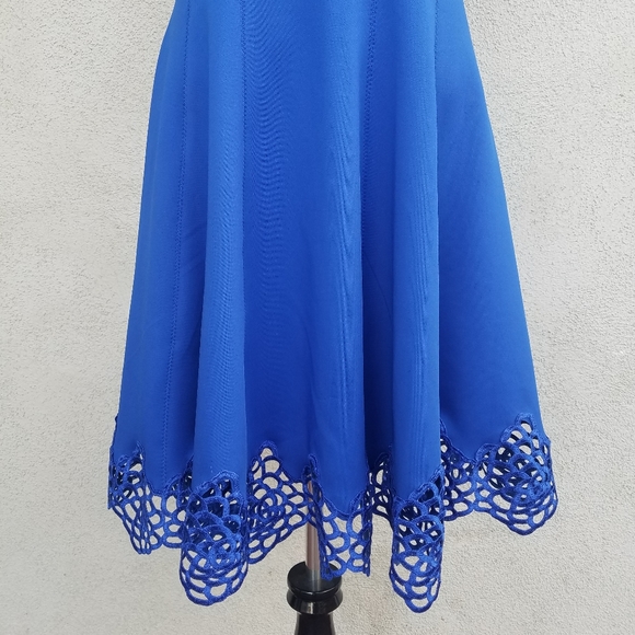 M by Maia Plus Size Fit And Flare Scuba Dress - Picture 5 of 6